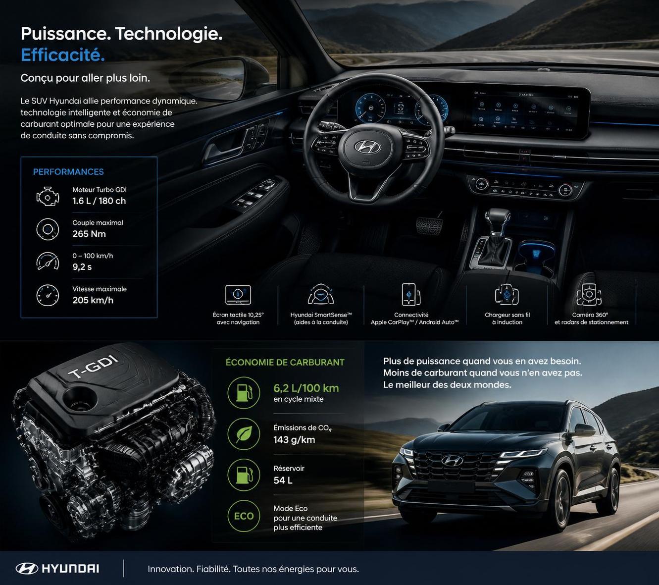 découvrez les avantages des suv hyundai, alliant confort, performance et sécurité pour répondre à tous vos besoins au quotidien.
